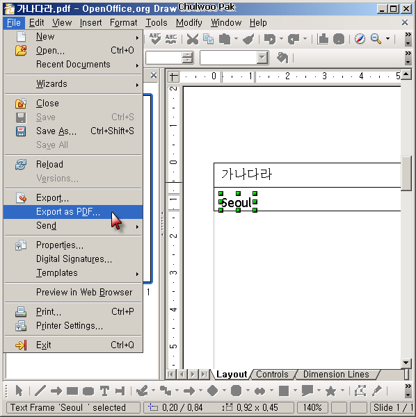 OpenOffice.org Draw