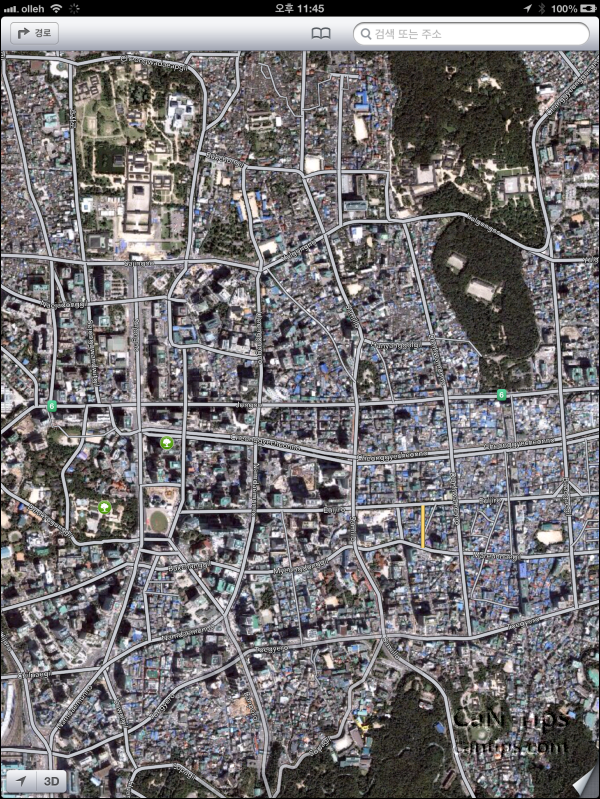 iOS 6 애플 위성 사진
