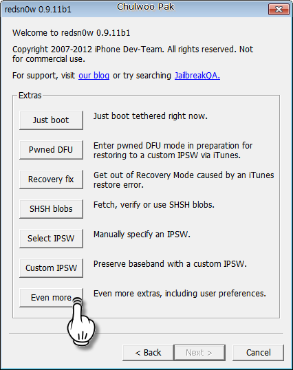 redsn0w 0.9.11b1