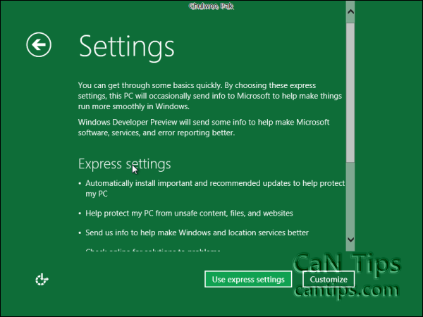 Windows 8 Consumer Preview 버전