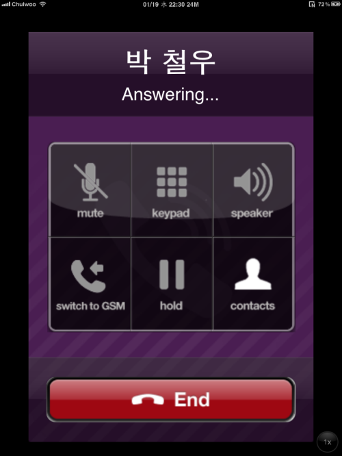 Viber on iPad