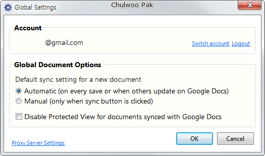 Google Cloud Connect for Microsoft Office