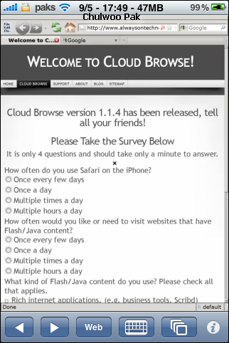 Cloud Browse